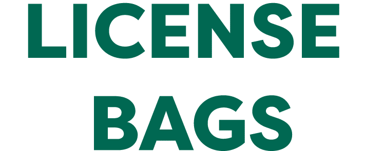 LICENSE BAGS